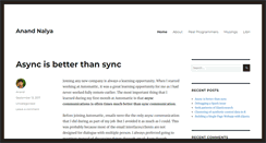 Desktop Screenshot of anandnalya.com